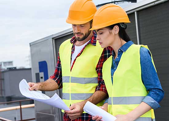 toit commercial bâtiment